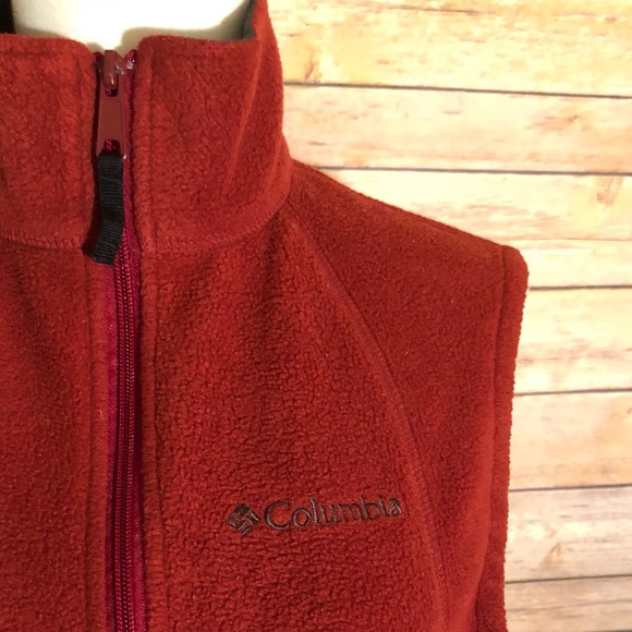 Columbia Jackets & Blazers - Columbia Red Fleece Vest